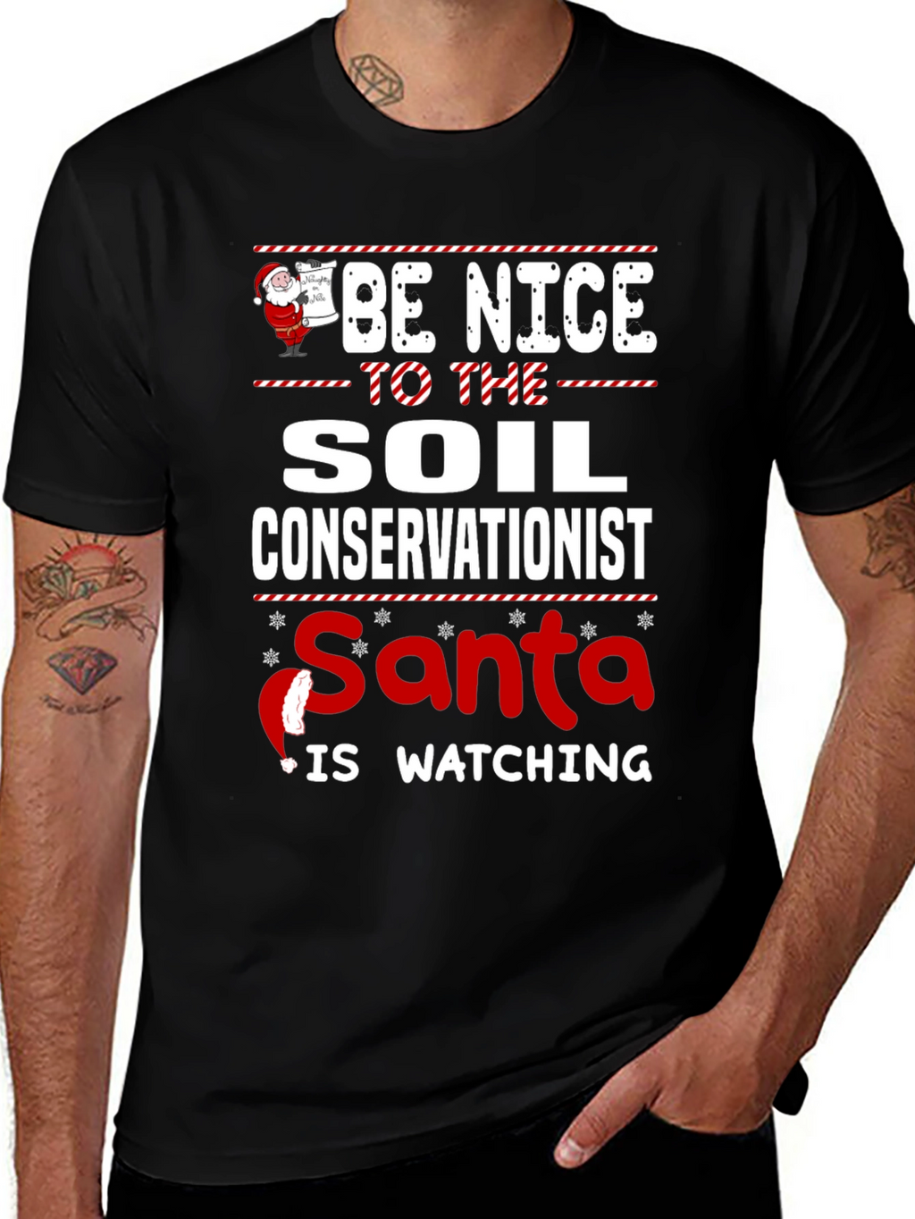 Soil Conservationist Santa T-Shirt