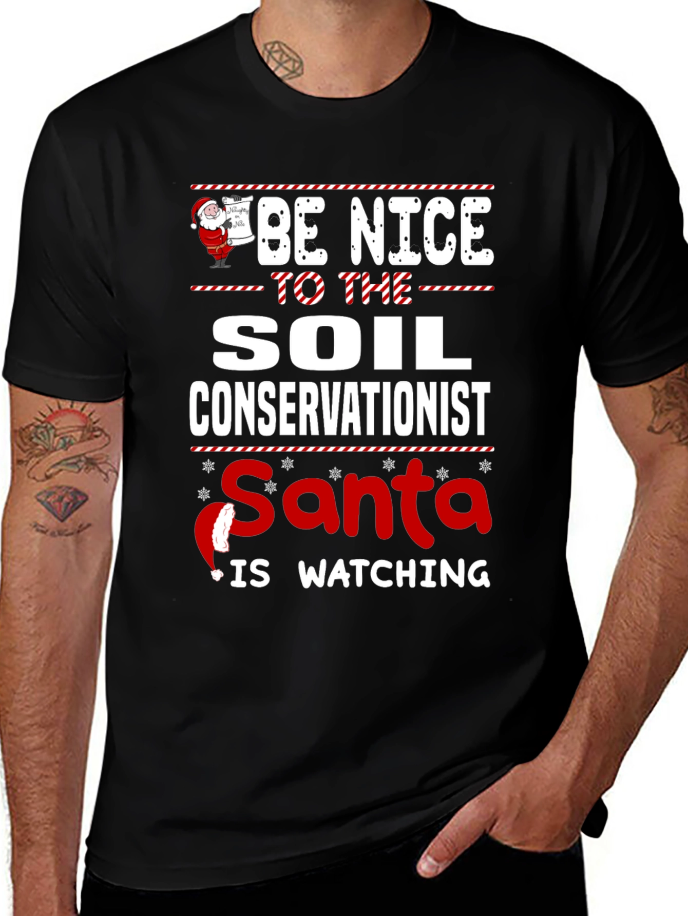 Soil Conservationist Santa T-Shirt