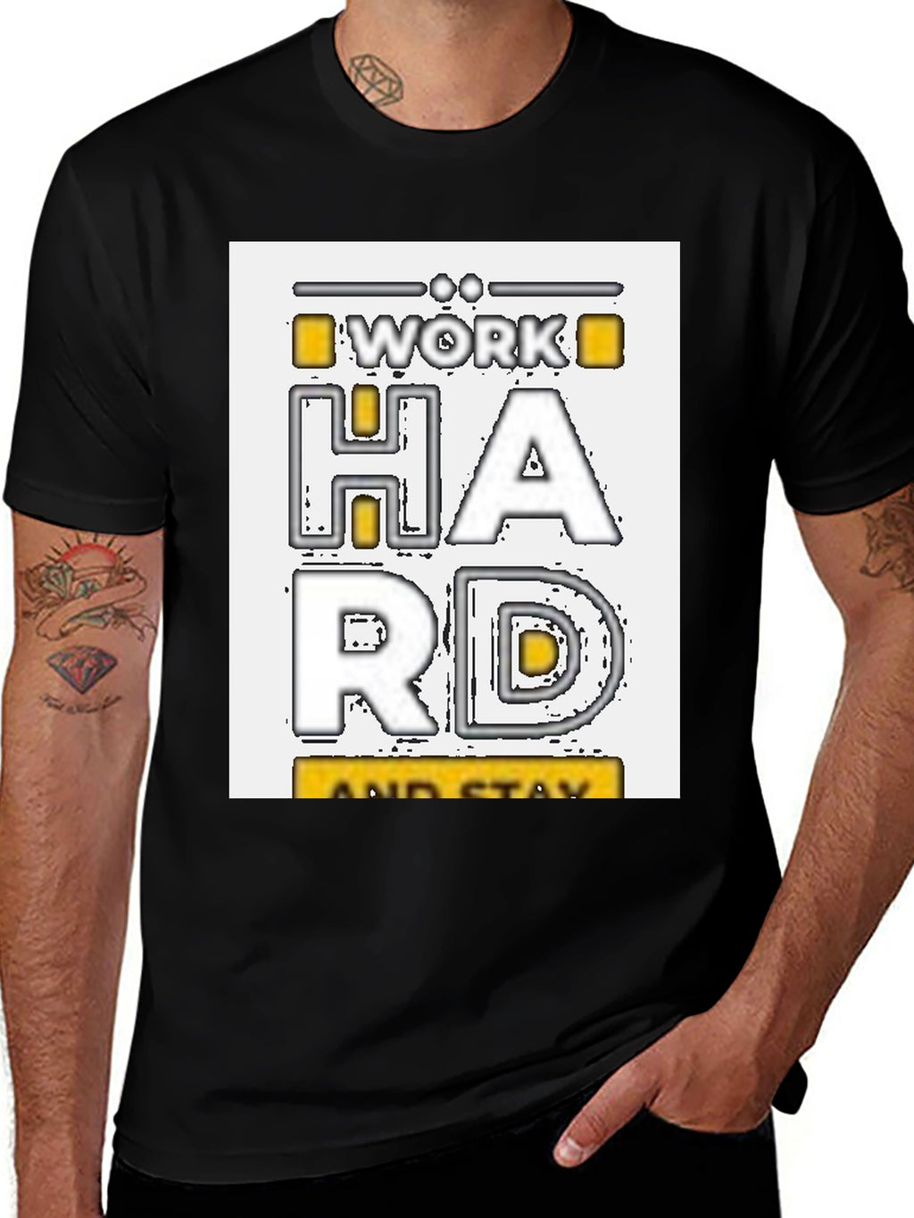 Work Hard Stay Humble Graphic T-Shirt