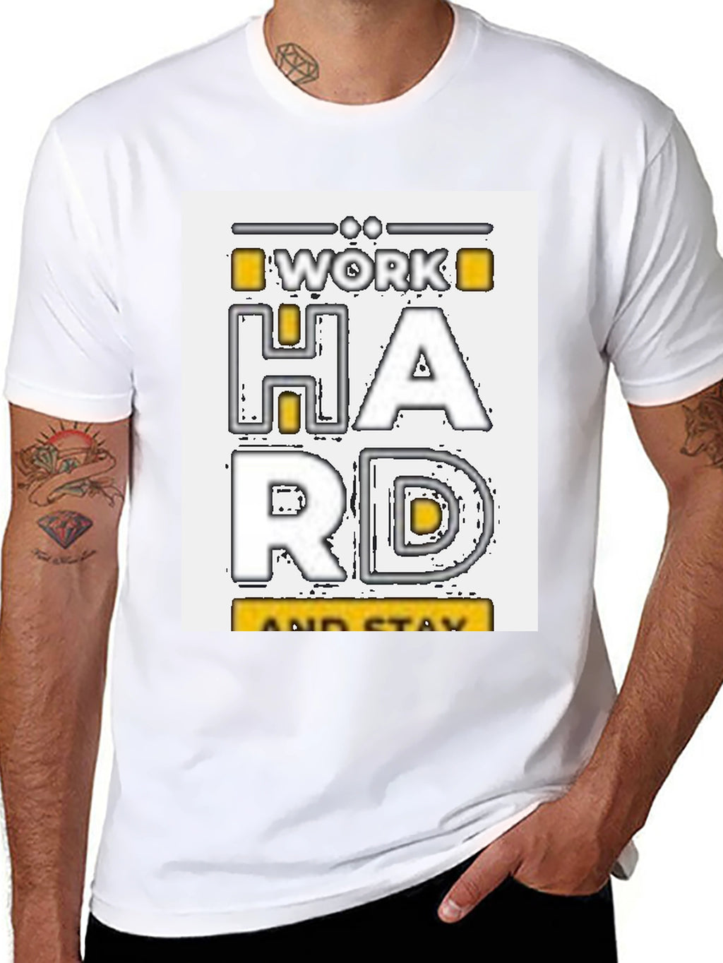 Work Hard Stay Humble Graphic T-Shirt