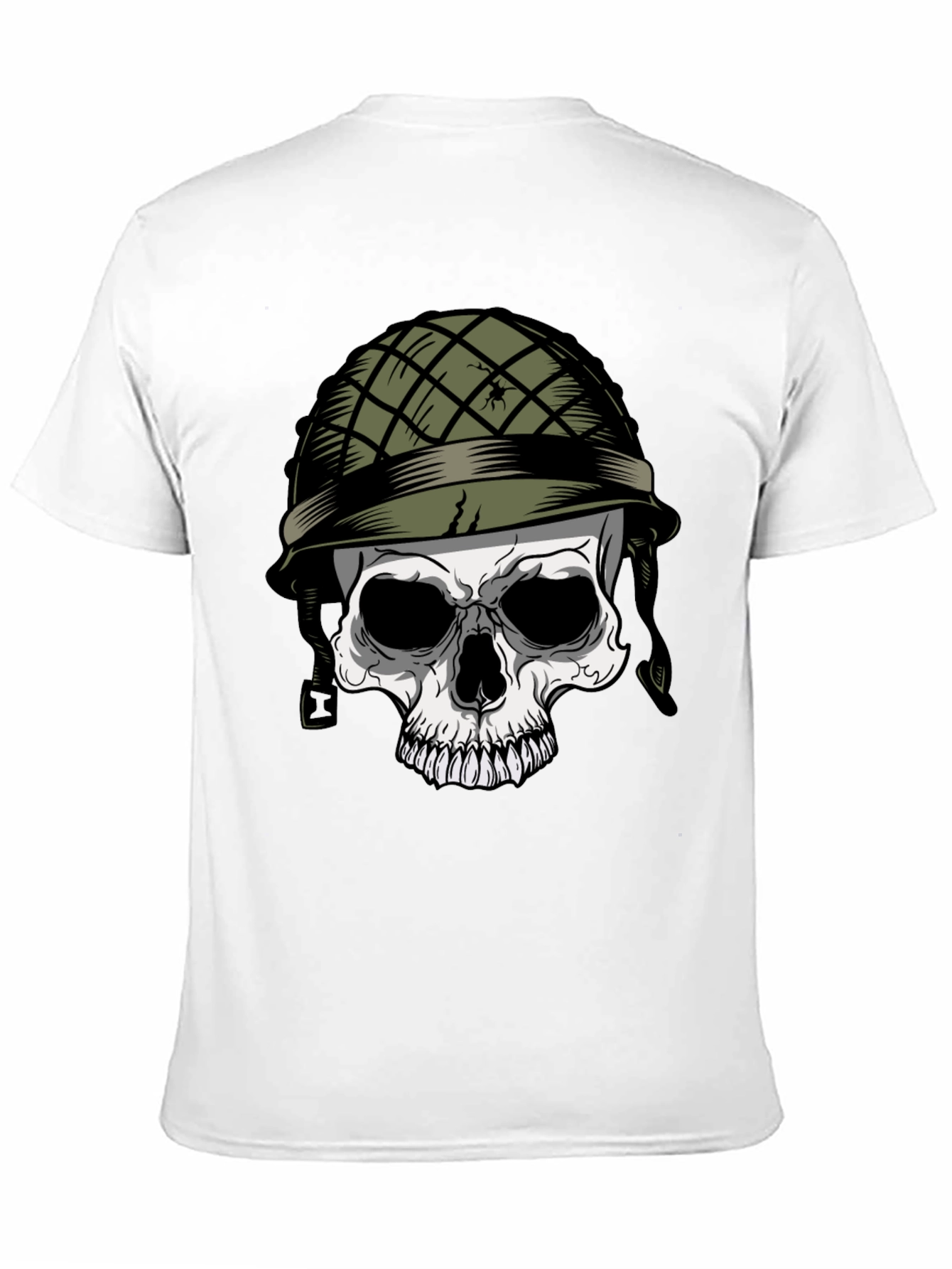 Skull Soldier Graphic Tee - Edgy Style