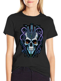 Cyberpunk Skull Graphic Tee