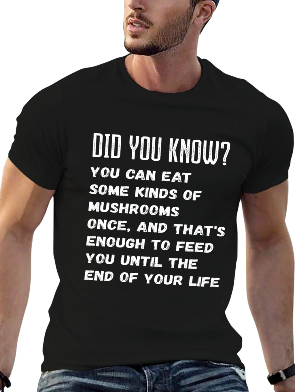 Funny Mushroom T-Shirt - Did You Know?