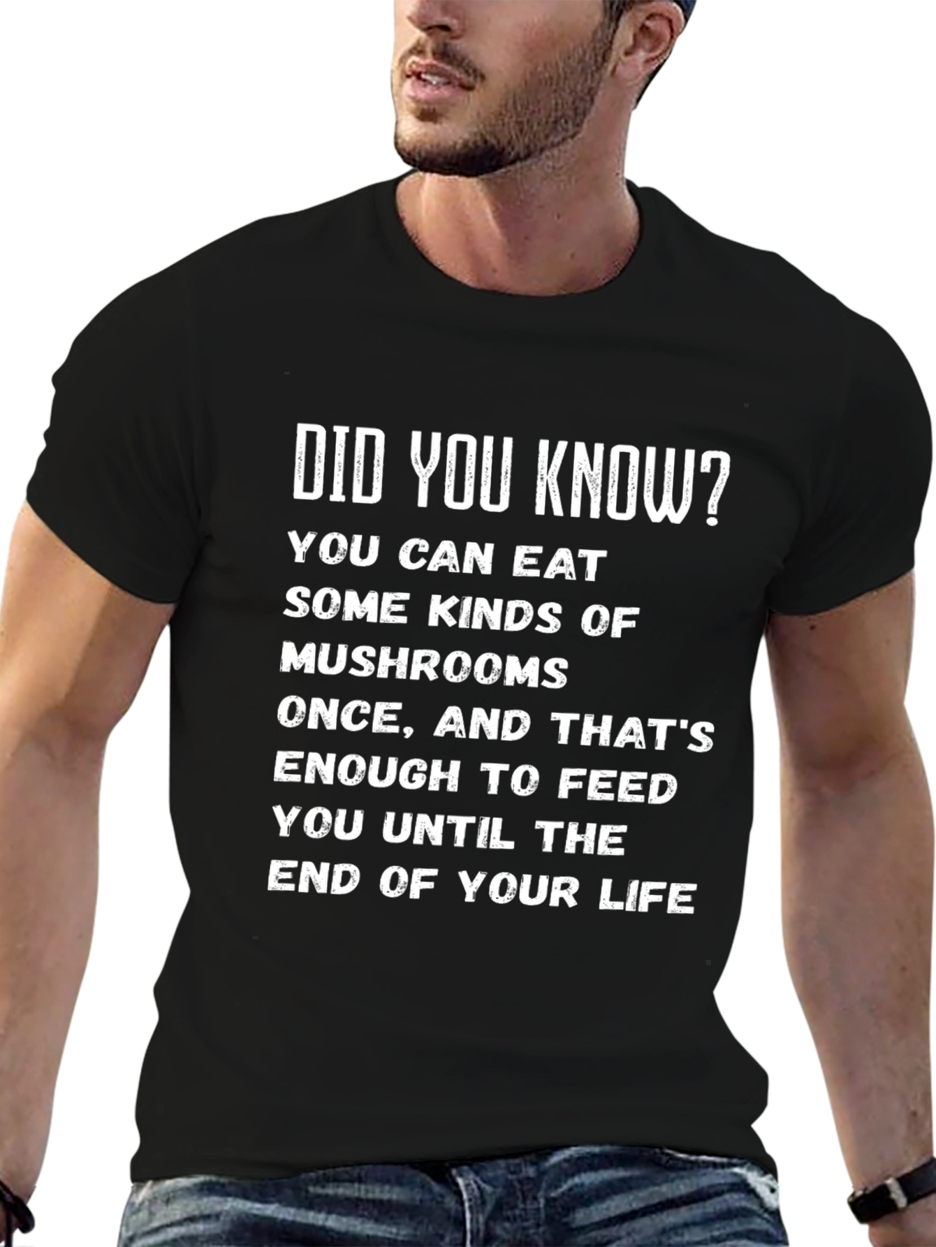 Funny Mushroom T-Shirt - Did You Know?