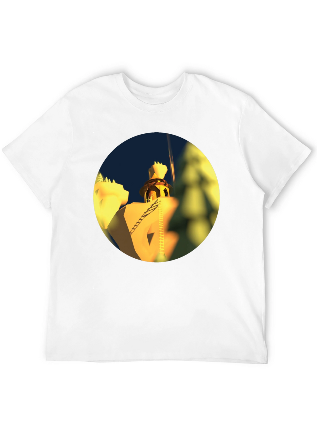 Architectural Landmark Black T-Shirt