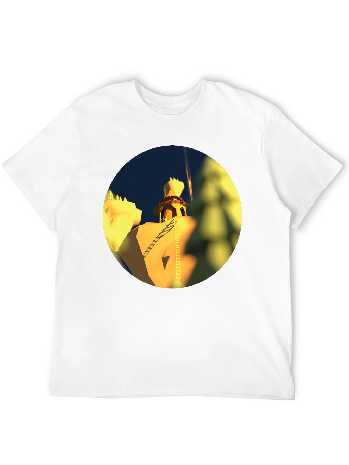 Architectural Landmark Black T-Shirt