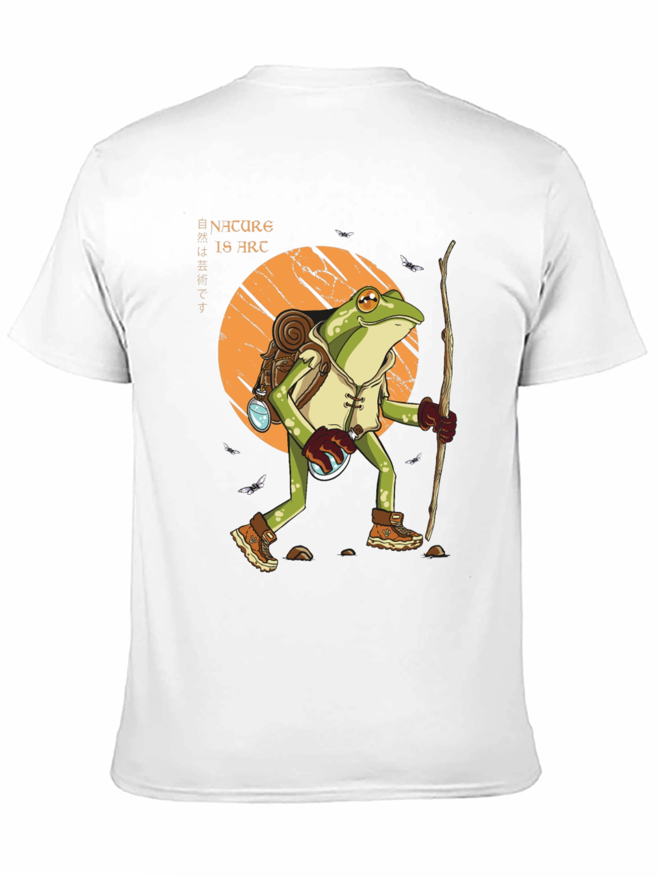 Nature Is Art Frog Hiking T-Shirt