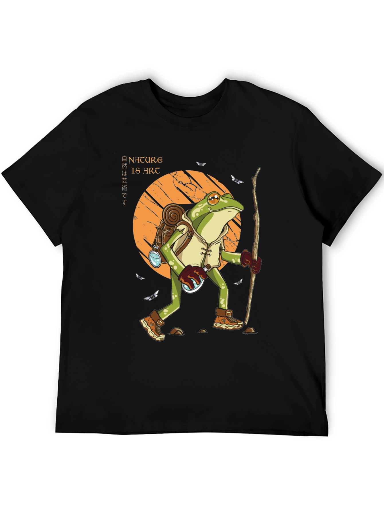 Nature Is Art Frog Hiking T-Shirt