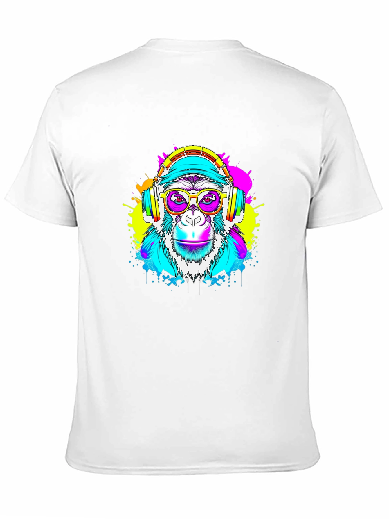 Monkey DJ Graphic Tee - Black T-Shirt