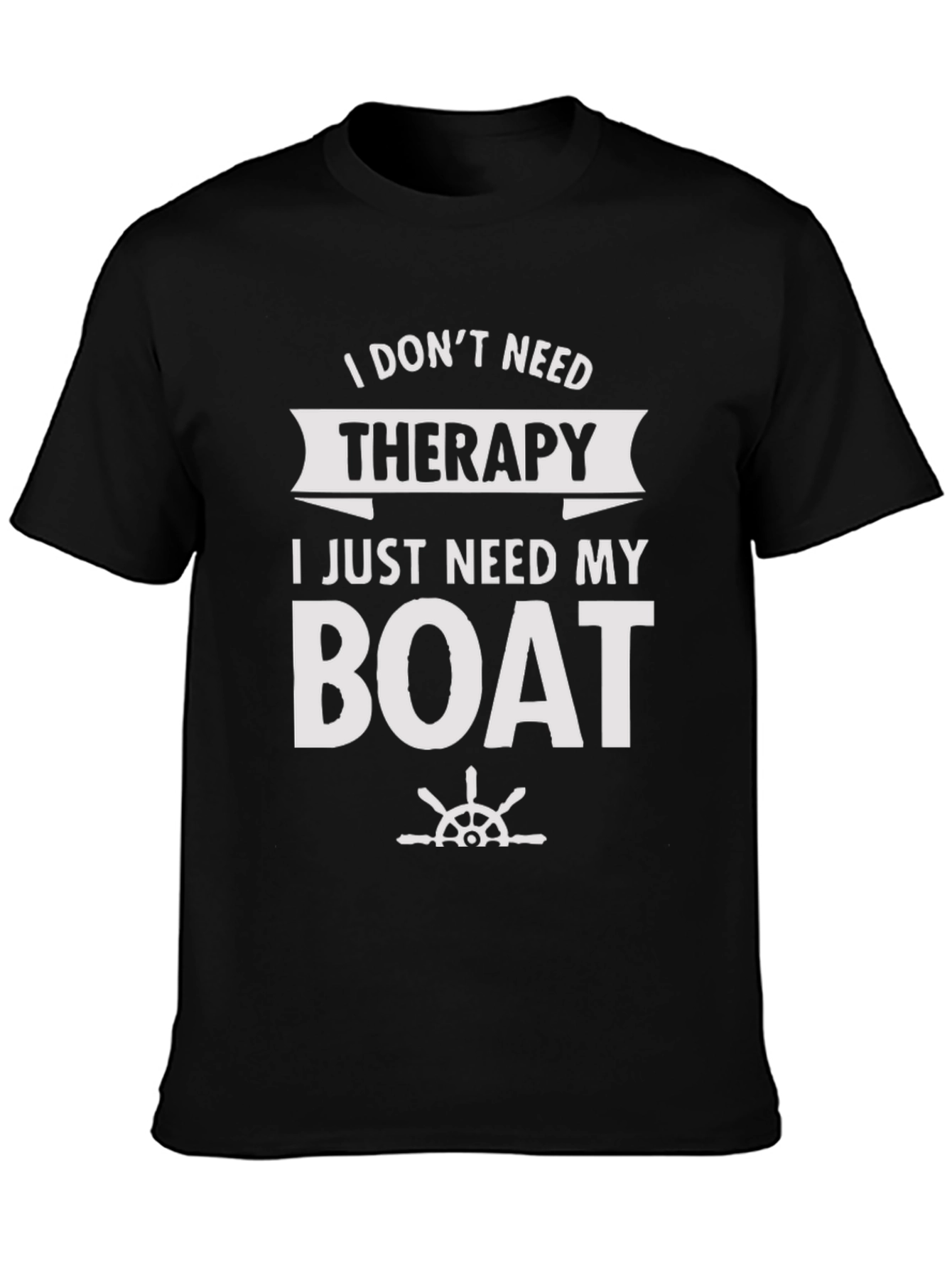 Funny Boat Therapy T-Shirt - Boating Gift