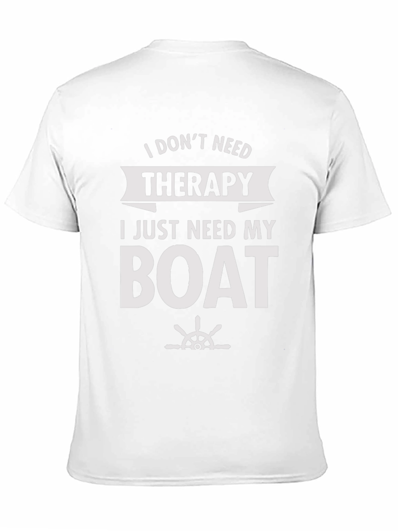Funny Boat Therapy T-Shirt - Boating Gift