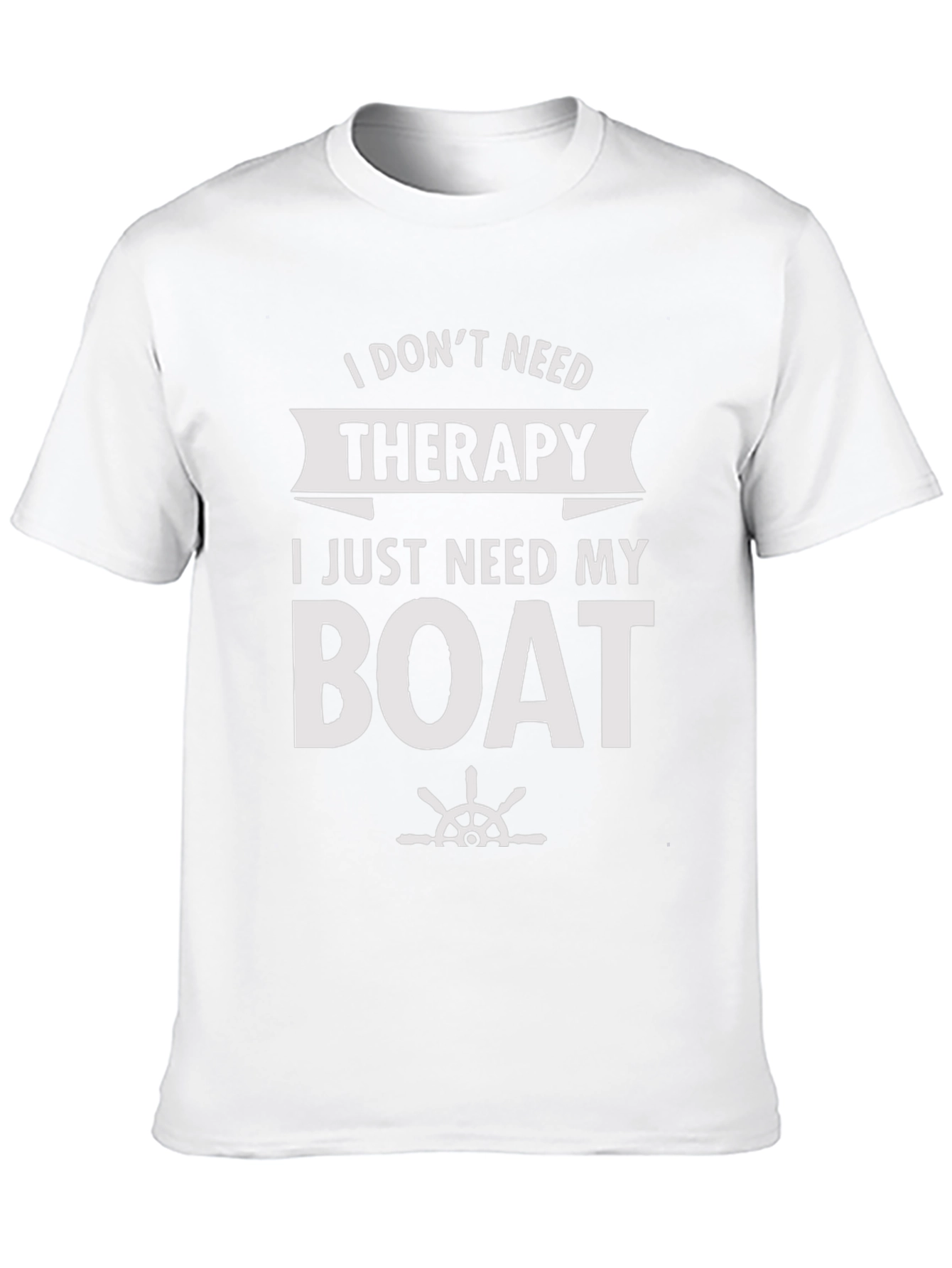 Funny Boat Therapy T-Shirt - Boating Gift
