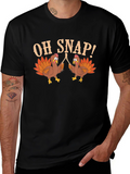 Oh Snap Turkey Thanksgiving T-Shirt