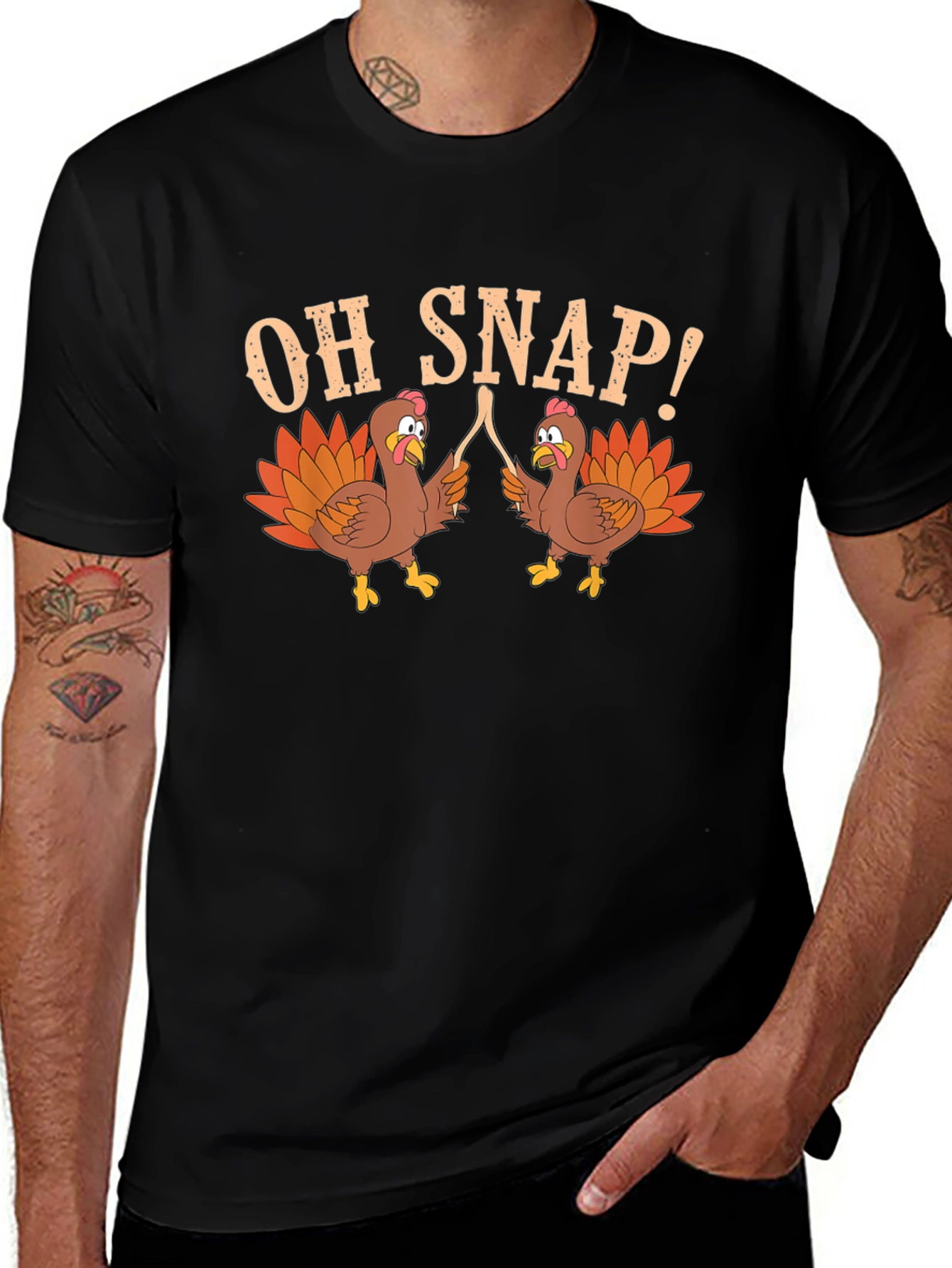Oh Snap Turkey Thanksgiving T-Shirt