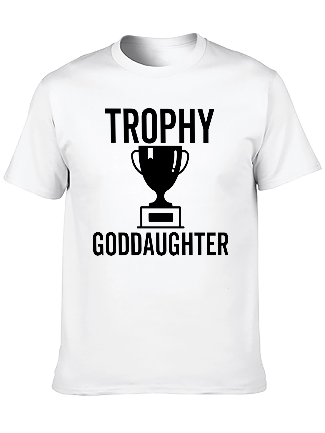 Trophy Goddaughter Black Graphic T-Shirt