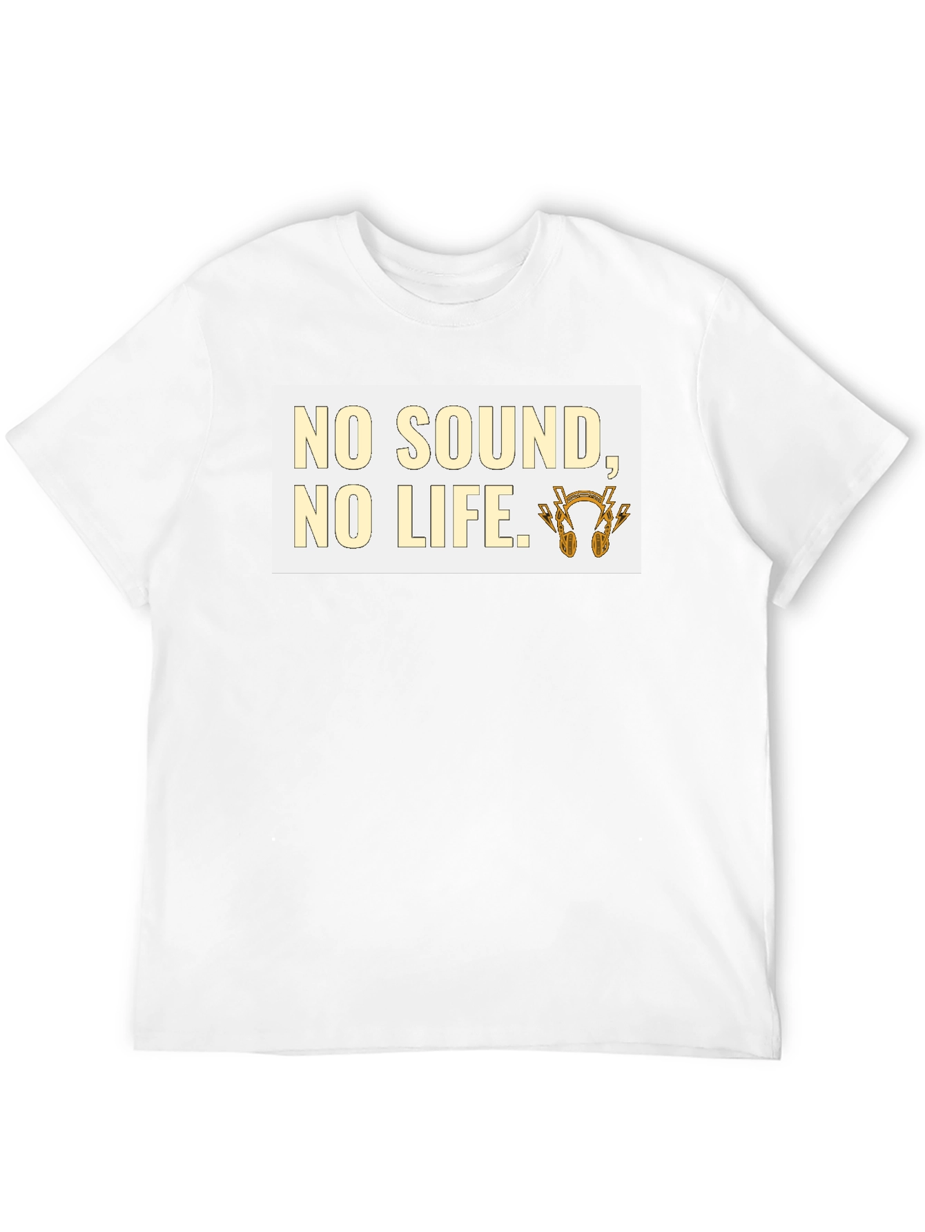 No Sound No Life Graphic Tee - Black