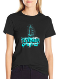 Trondheim Graphic Print Mens Black T-Shirt