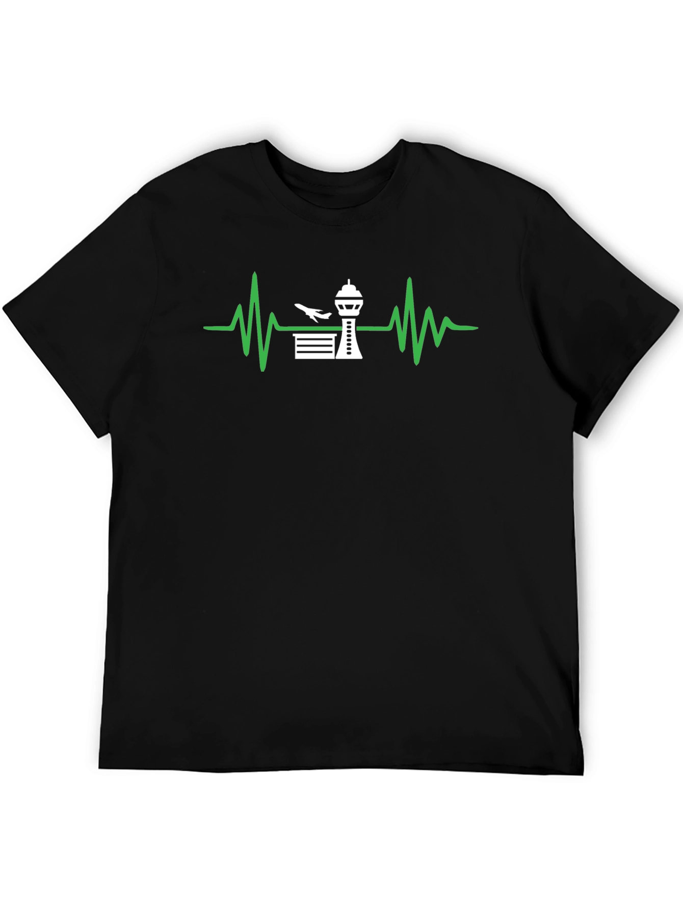 Airport Heartbeat T-Shirt - Aviation Lover Tee