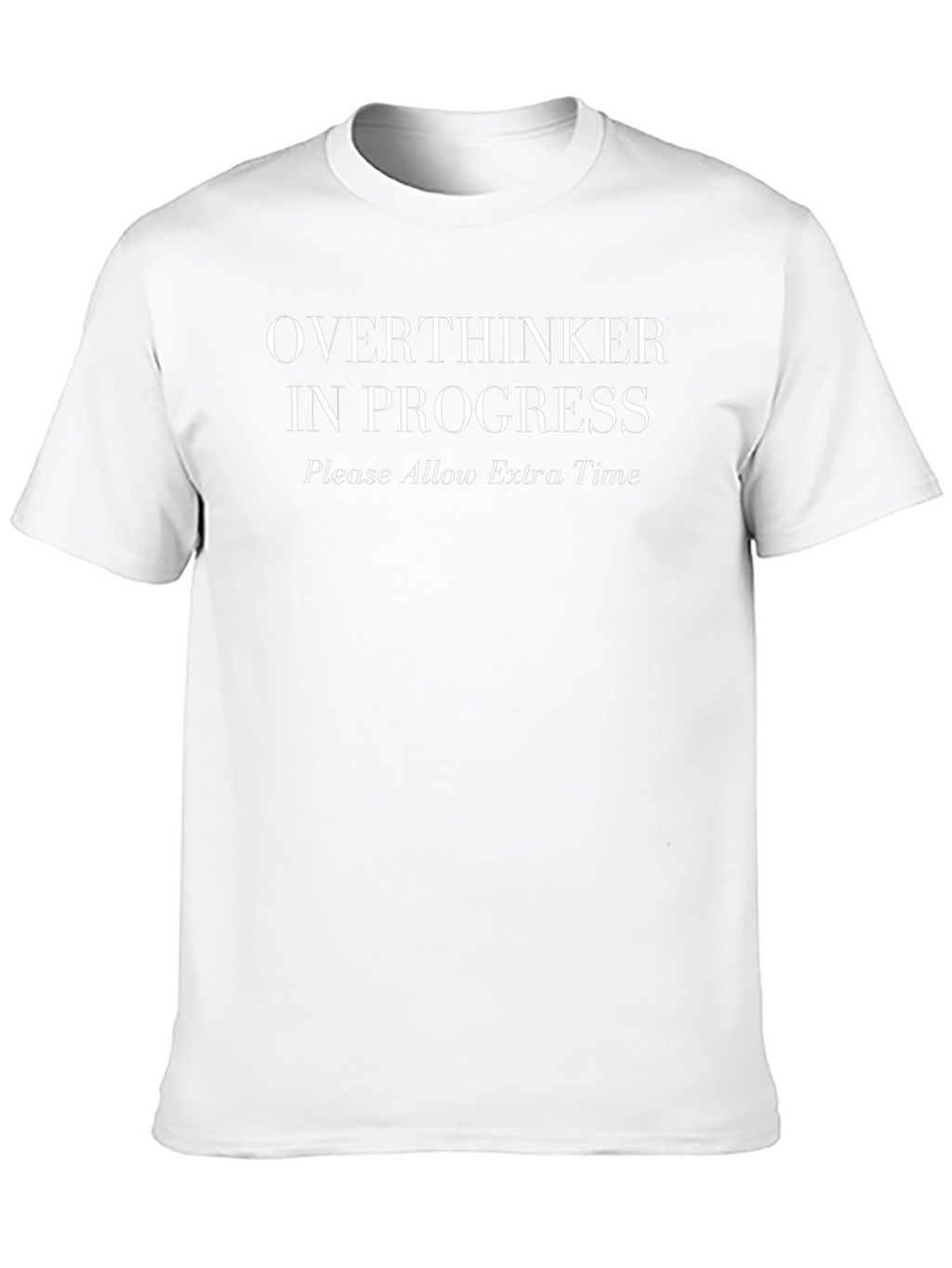 Overthinker in Progress Graphic Tee
