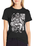 Astronaut Graphic Tee - Space Explorer T-Shirt