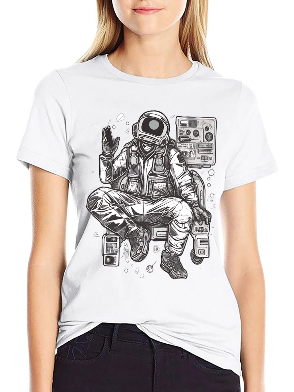Astronaut Graphic Tee - Space Explorer T-Shirt