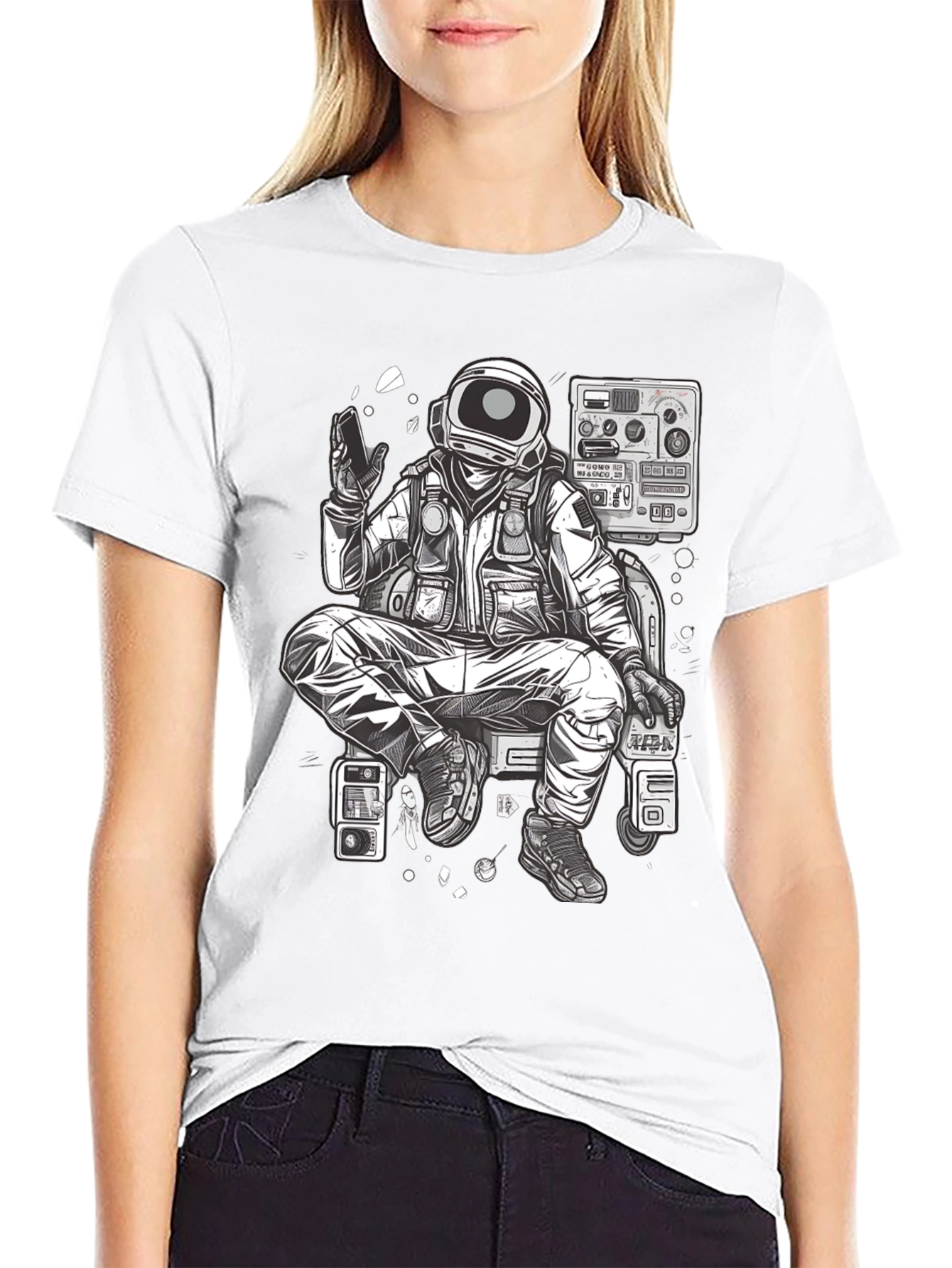 Astronaut Graphic Tee - Space Explorer T-Shirt