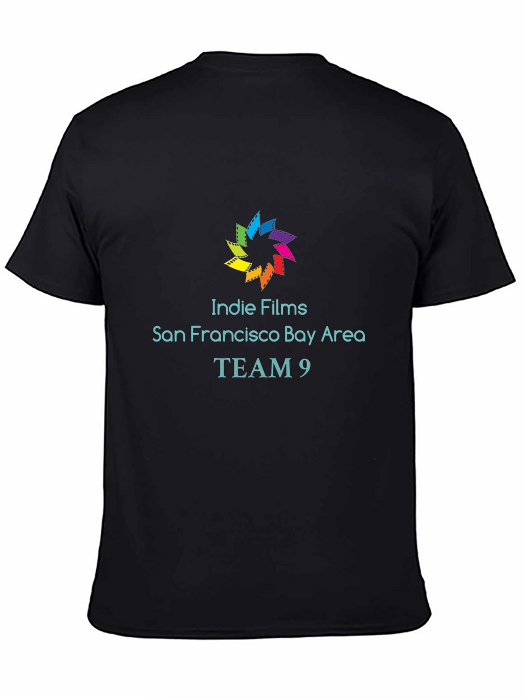 Indie Films Team 9 Black T-Shirt
