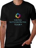 Indie Films Team 9 Black T-Shirt