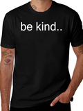 Be Kind Graphic Tee - Mens Black T-Shirt