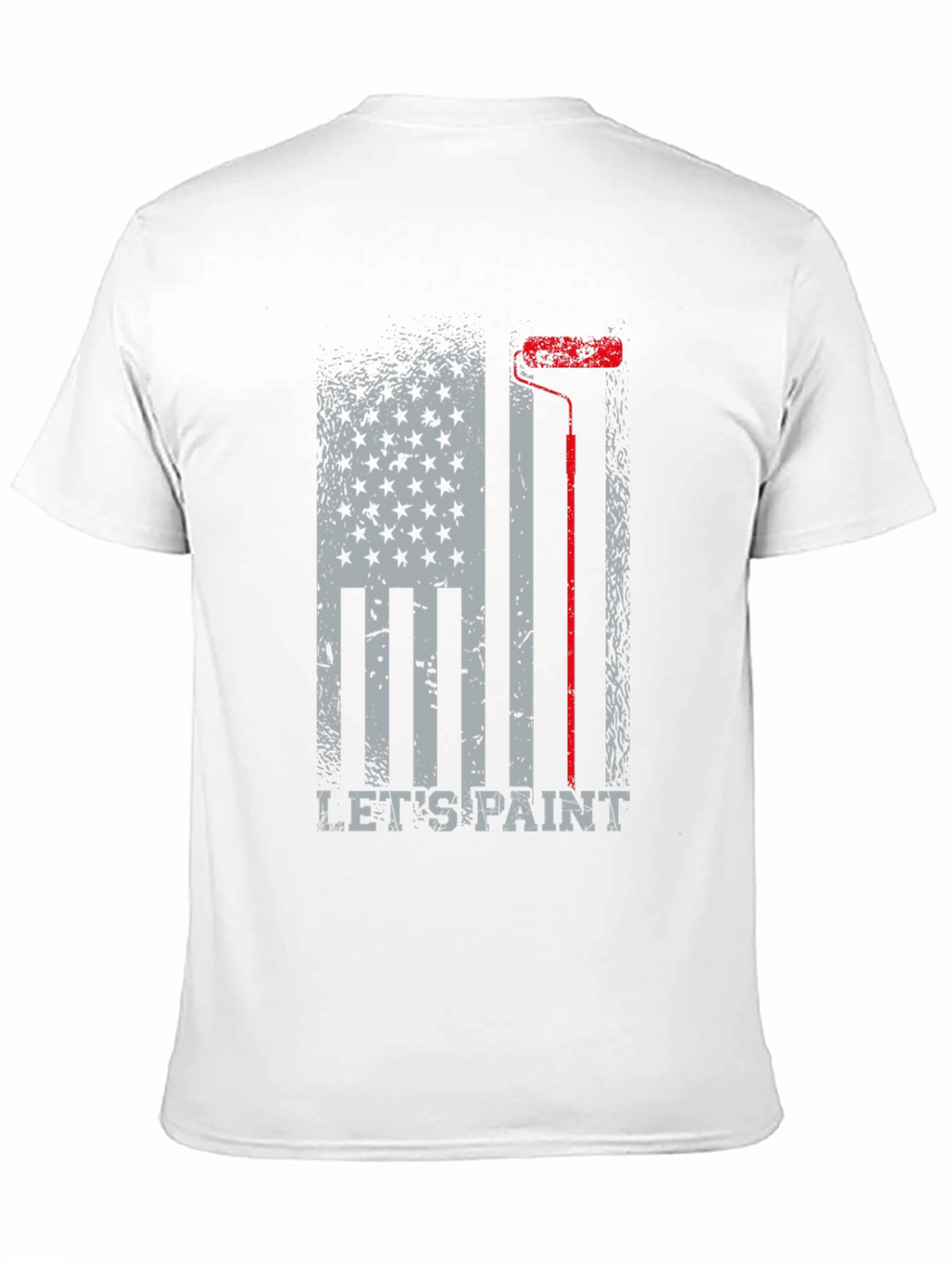 Lets Paint American Flag Graphic T-Shirt