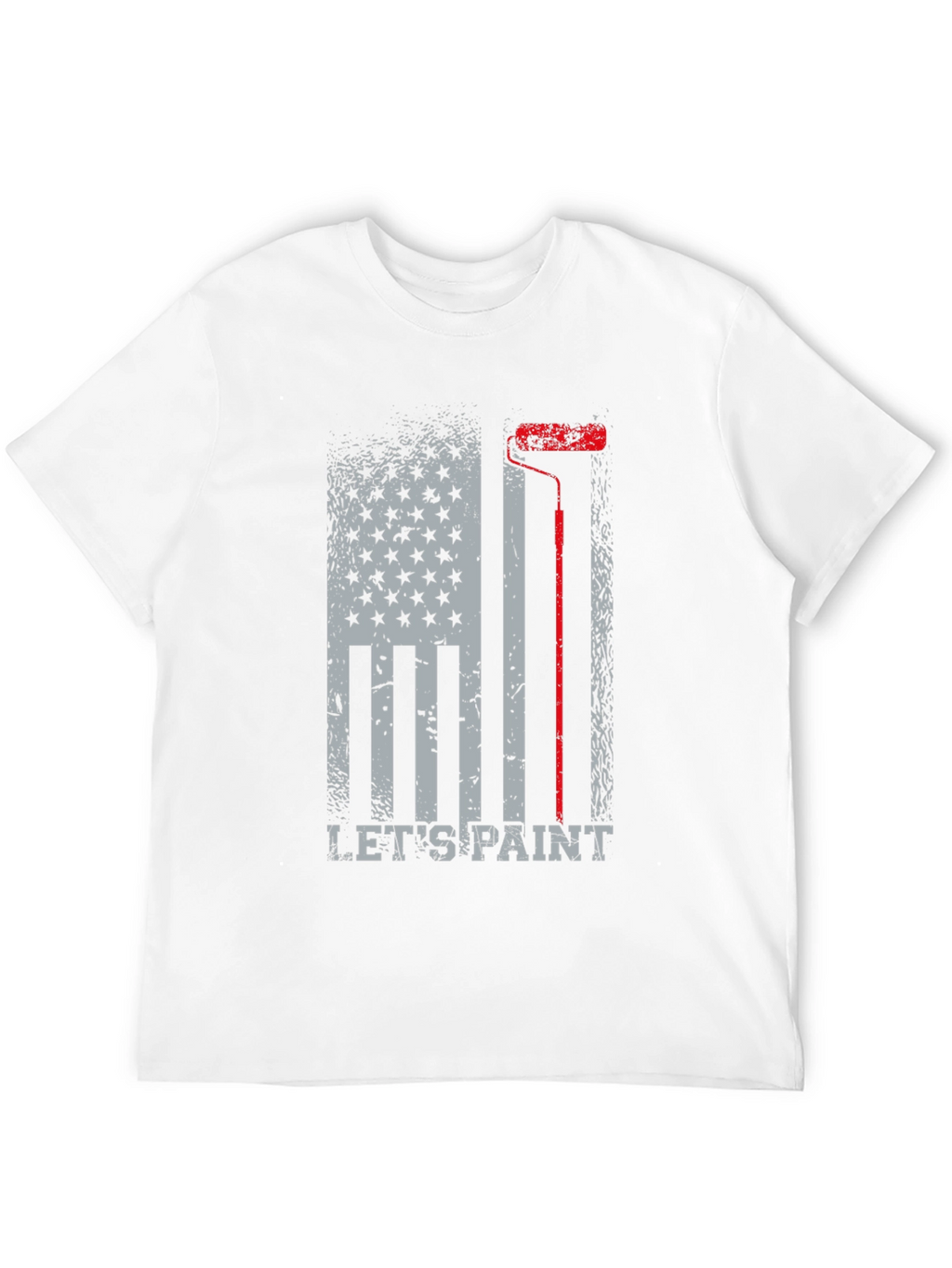 Lets Paint American Flag Graphic T-Shirt