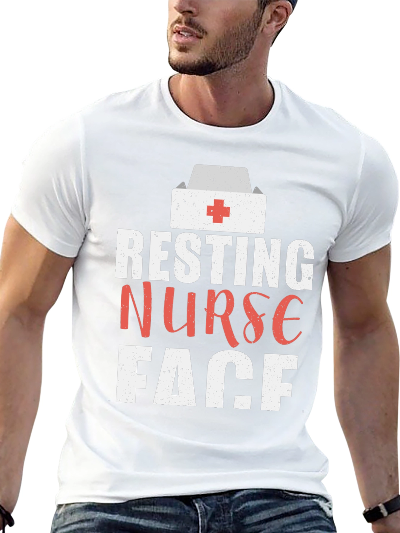 Resting Nurse Face Graphic Tee