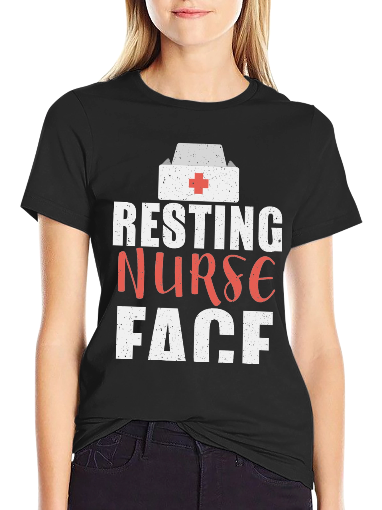 Resting Nurse Face Graphic Tee