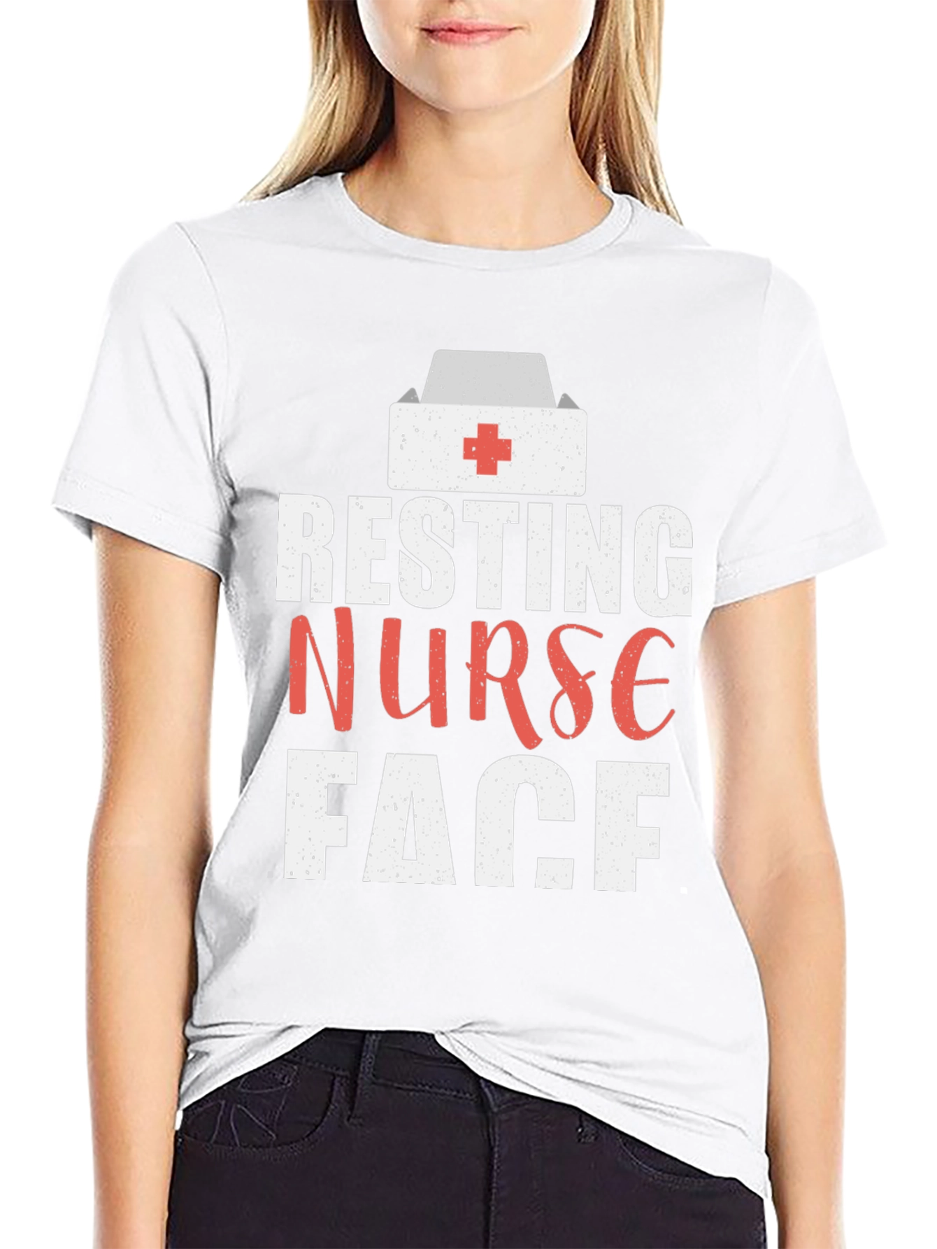 Resting Nurse Face Graphic Tee