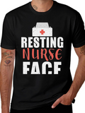 Resting Nurse Face Graphic Tee