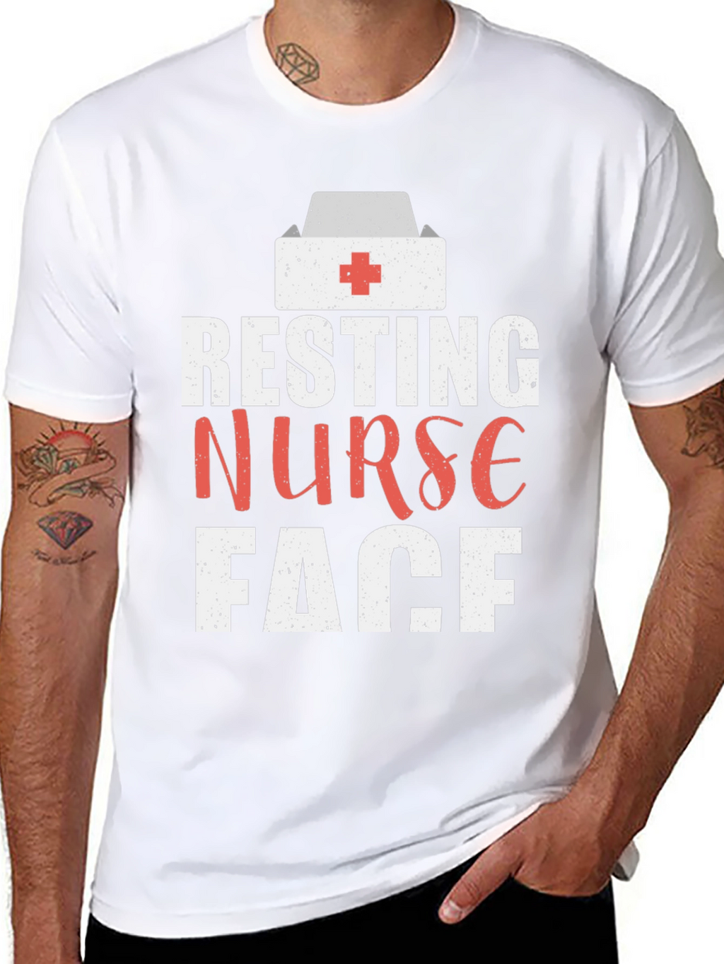 Resting Nurse Face Graphic Tee