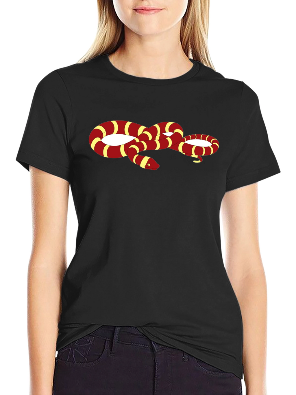 Snake Graphic Black T-Shirt