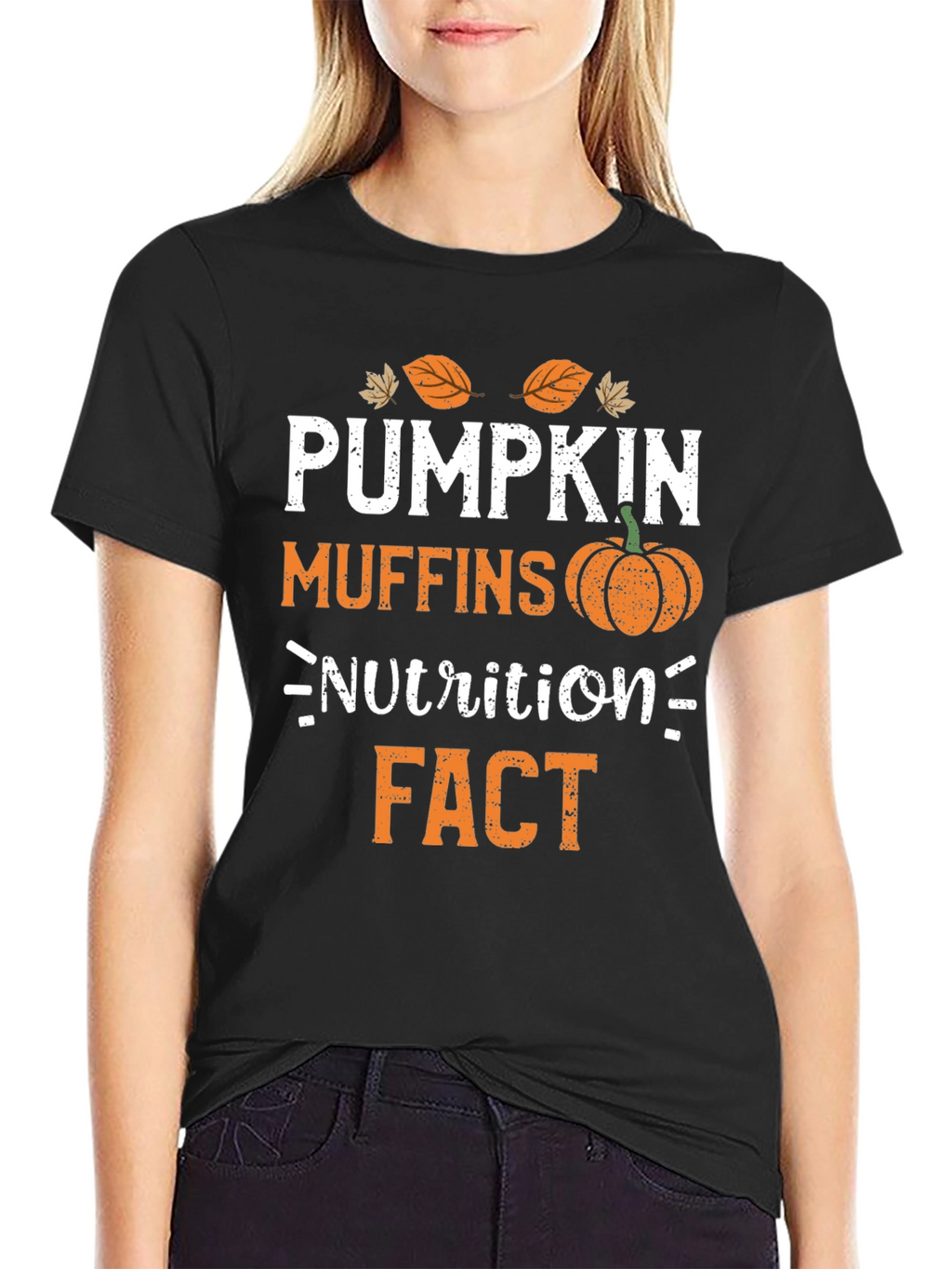 Pumpkin Muffins Nutrition Fact T-Shirt Fall