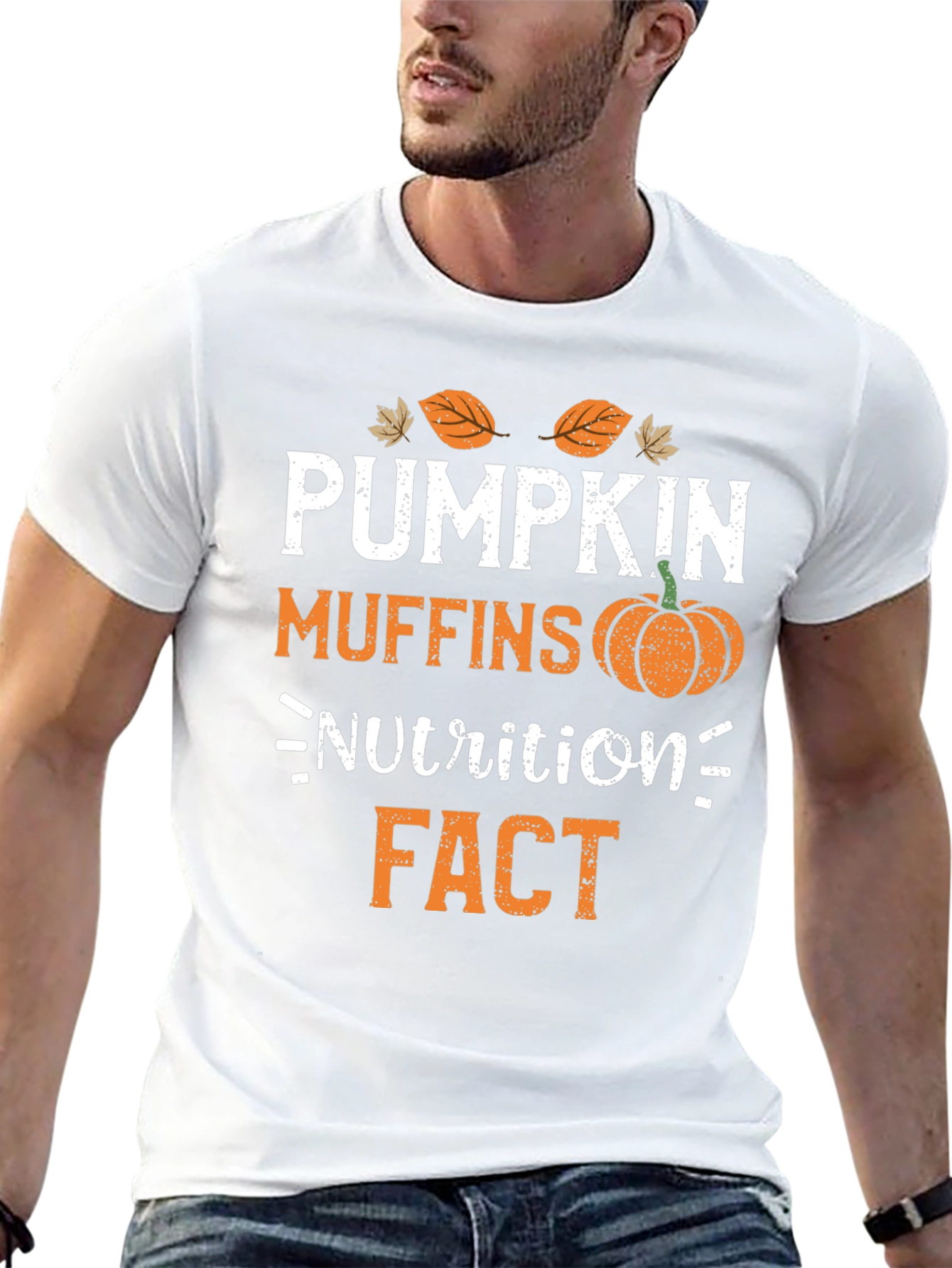 Pumpkin Muffins Nutrition Fact T-Shirt Fall