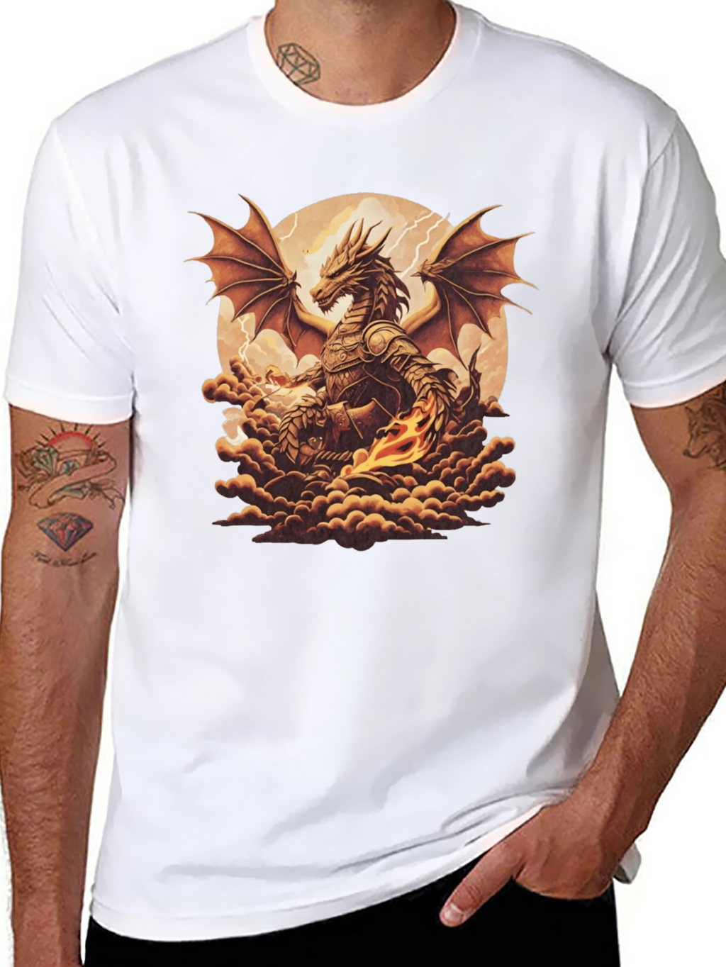 Dragon Graphic Tee - Fantasy T-Shirt