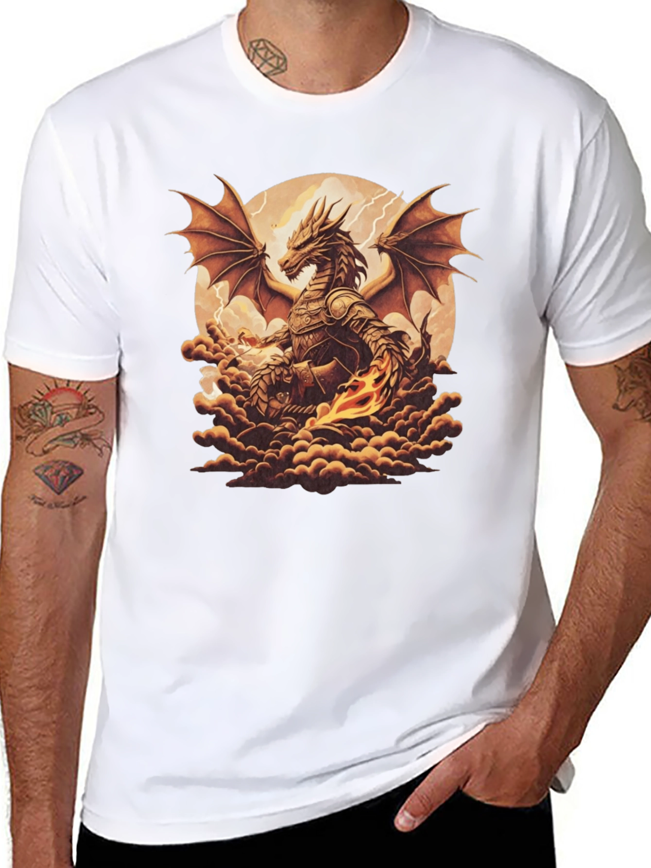 Dragon Graphic Tee - Fantasy T-Shirt