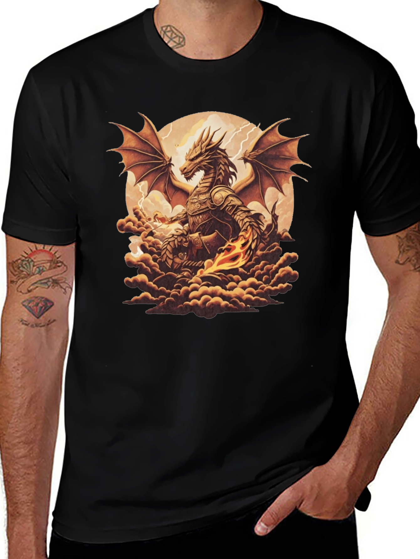 Dragon Graphic Tee - Fantasy T-Shirt