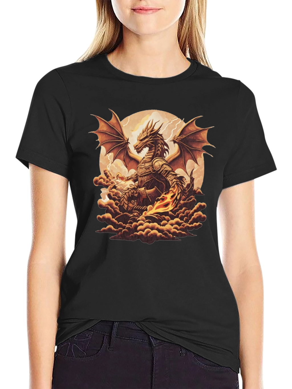Dragon Graphic Tee - Fantasy T-Shirt
