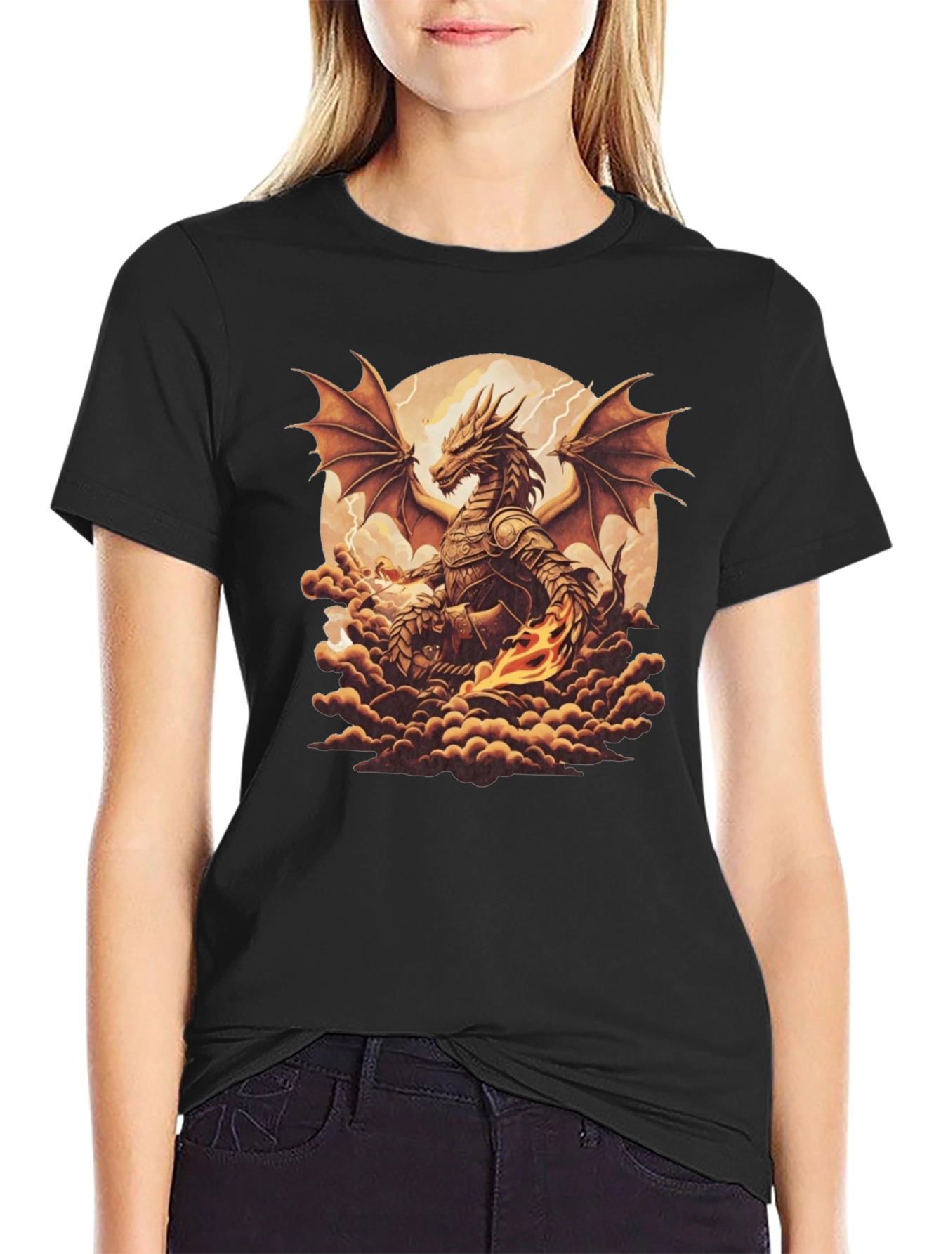 Dragon Graphic Tee - Fantasy T-Shirt