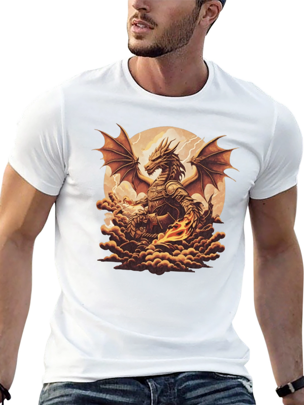 Dragon Graphic Tee - Fantasy T-Shirt