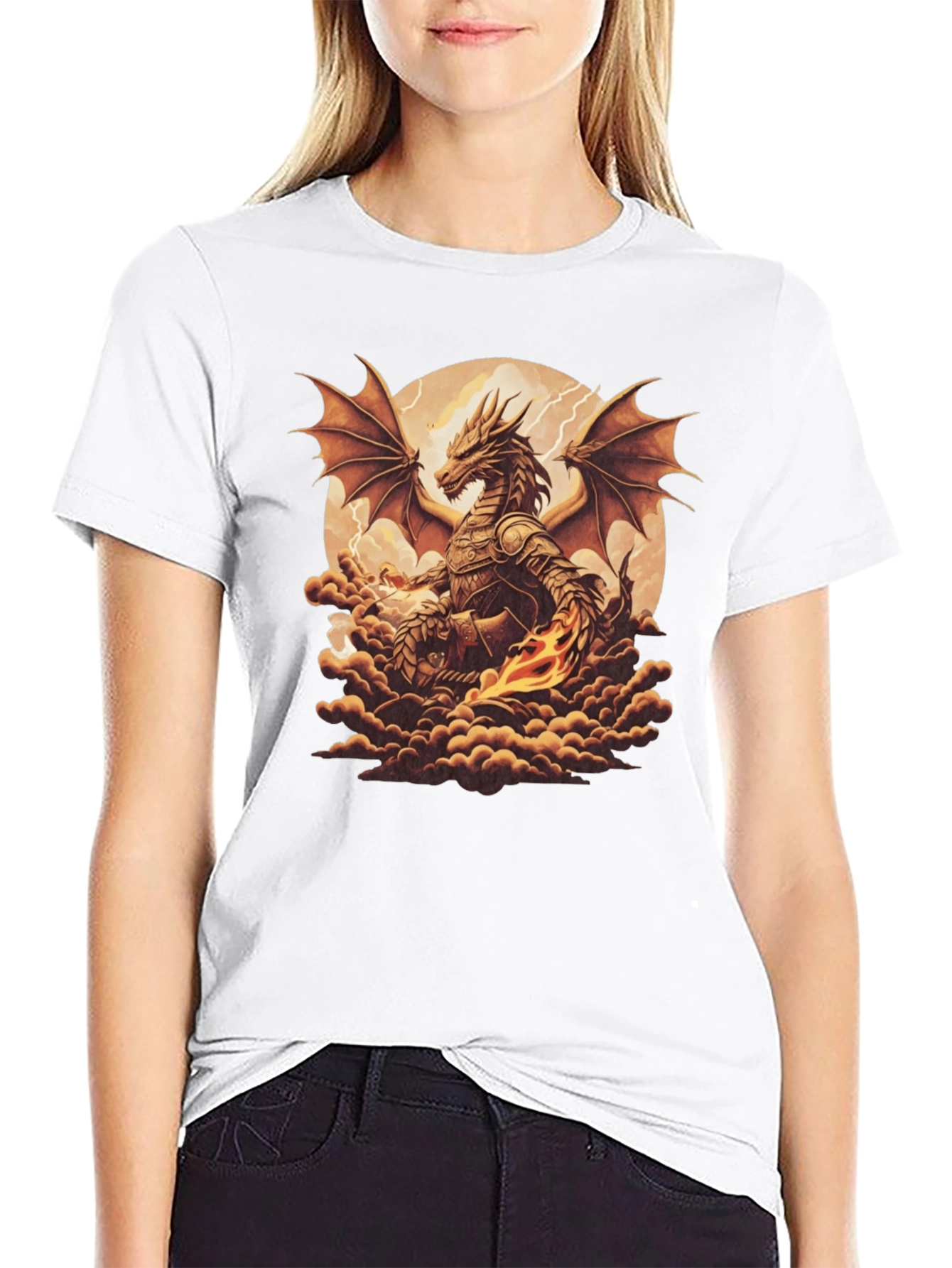 Dragon Graphic Tee - Fantasy T-Shirt