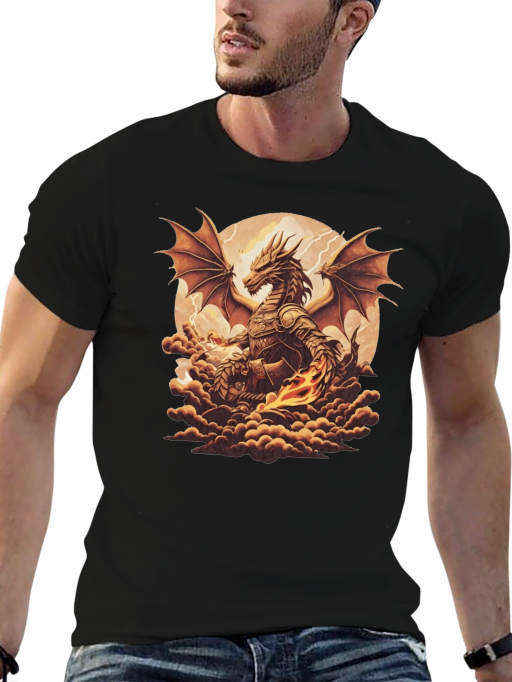 Dragon Graphic Tee - Fantasy T-Shirt