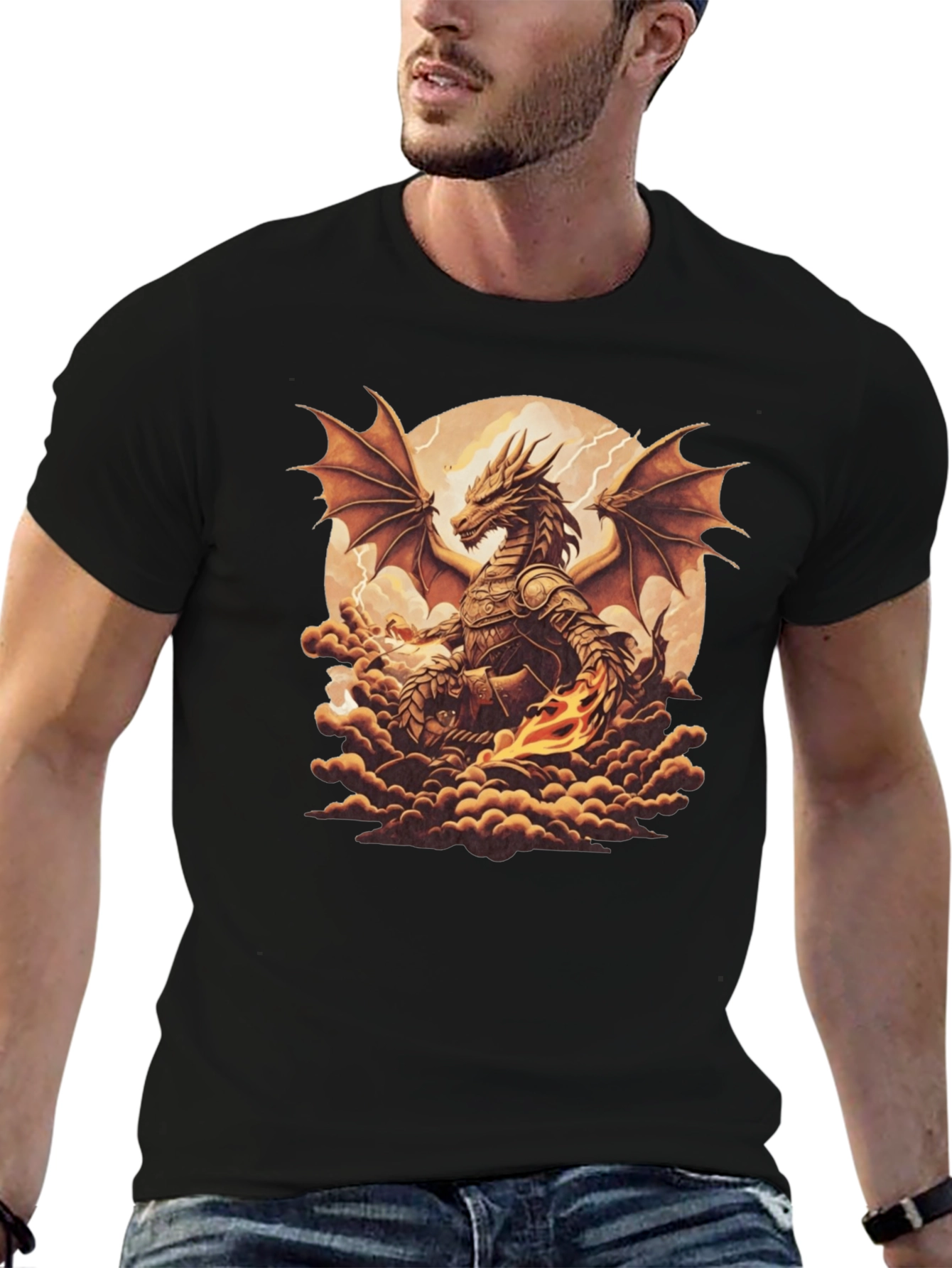 Dragon Graphic Tee - Fantasy T-Shirt