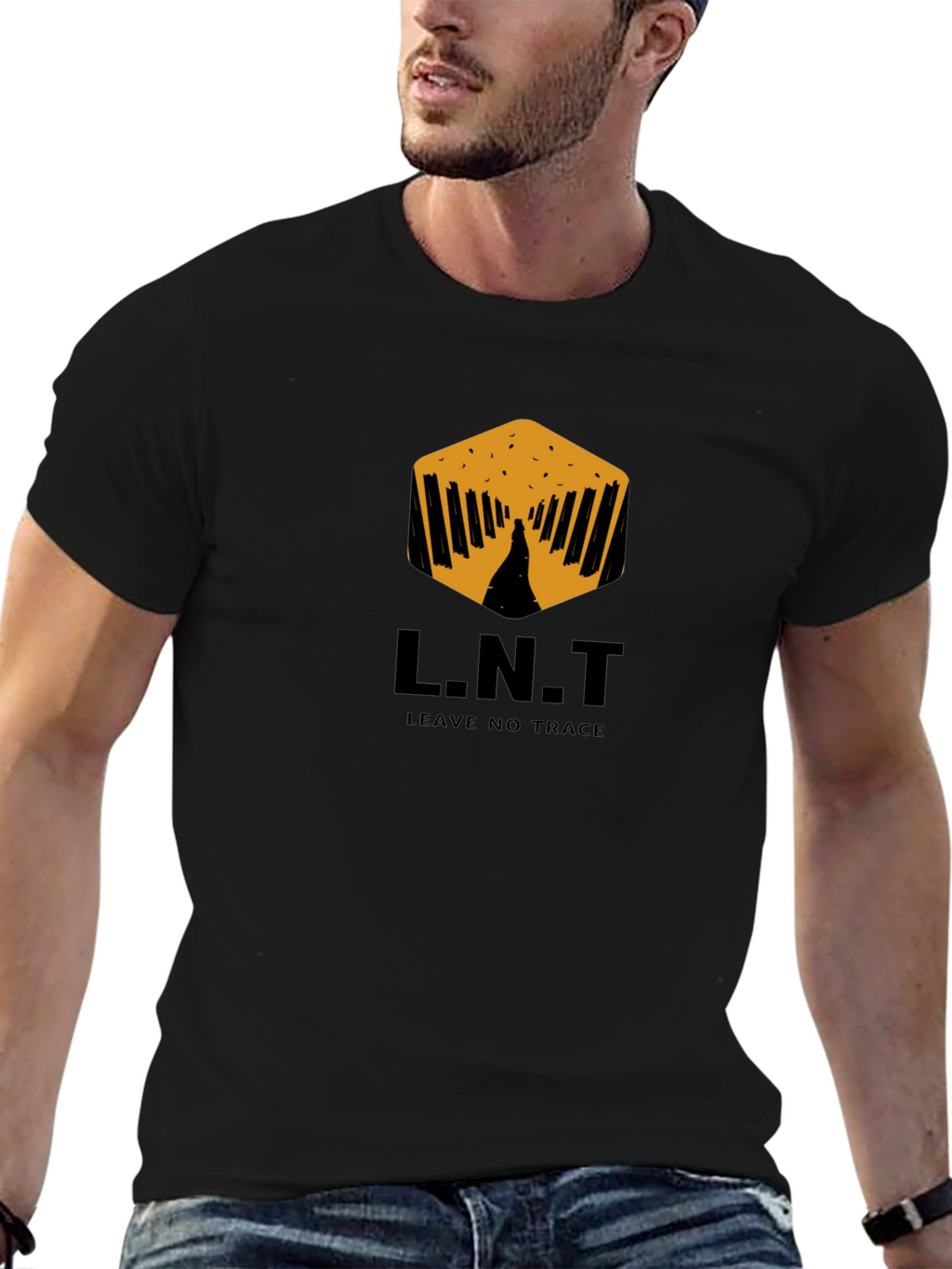 L.N.T. Leave No Trace Black T-Shirt