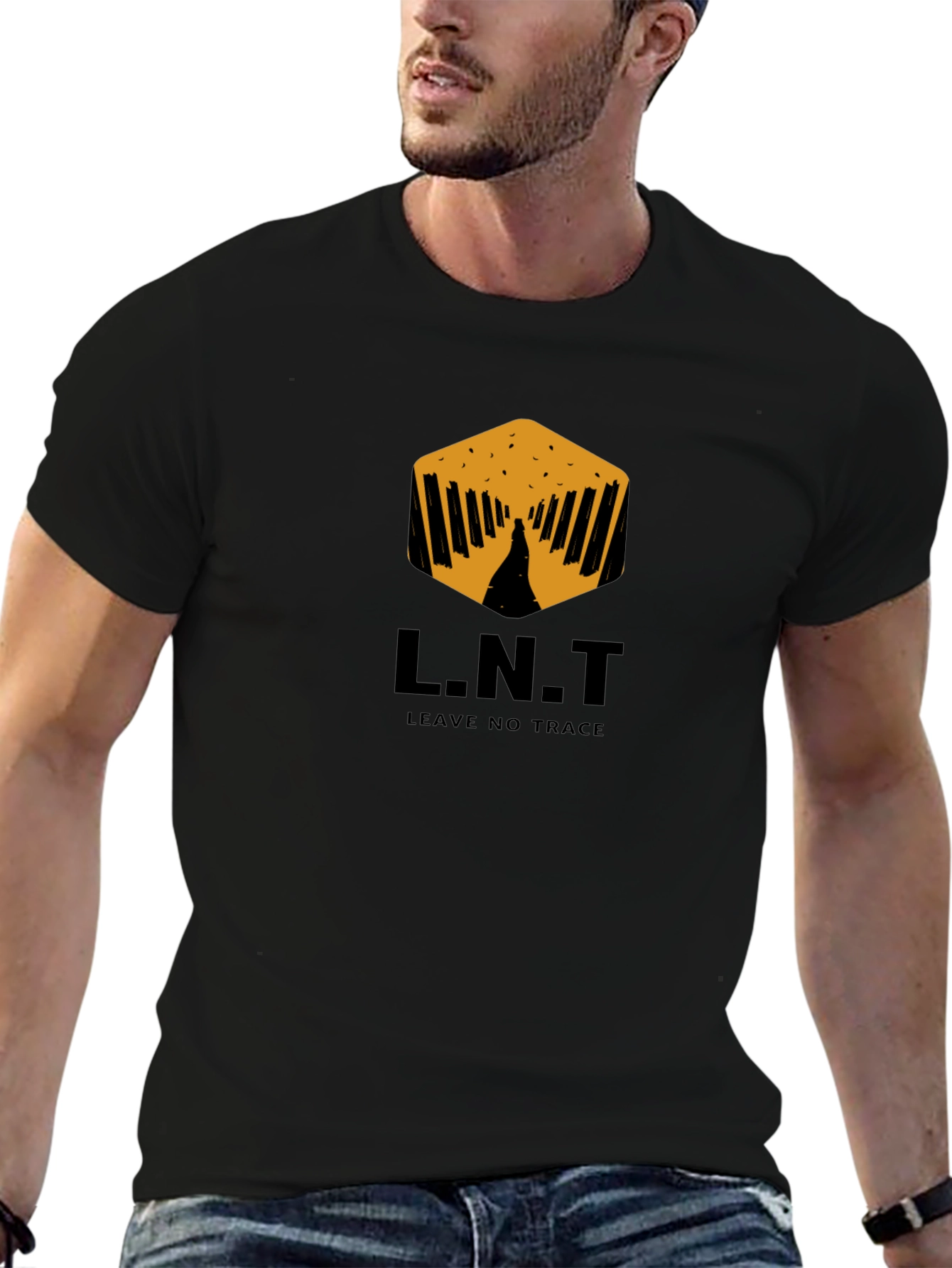 L.N.T. Leave No Trace Black T-Shirt